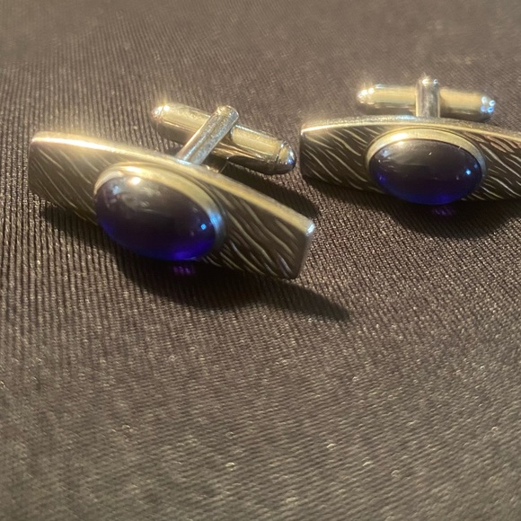 Set of 3 stainless steel cuff links - Picture 6 of 6